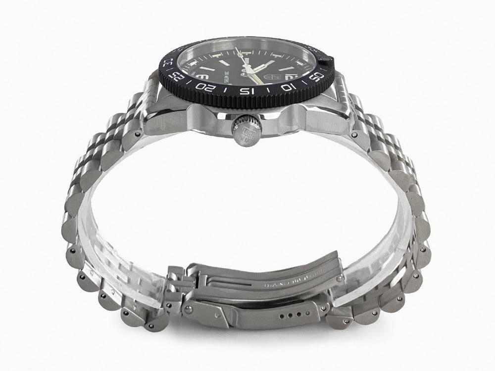 Reloj de Cuarzo Luminox Sea Pacific Diver Ripple Collection, Negro, XS.3122M