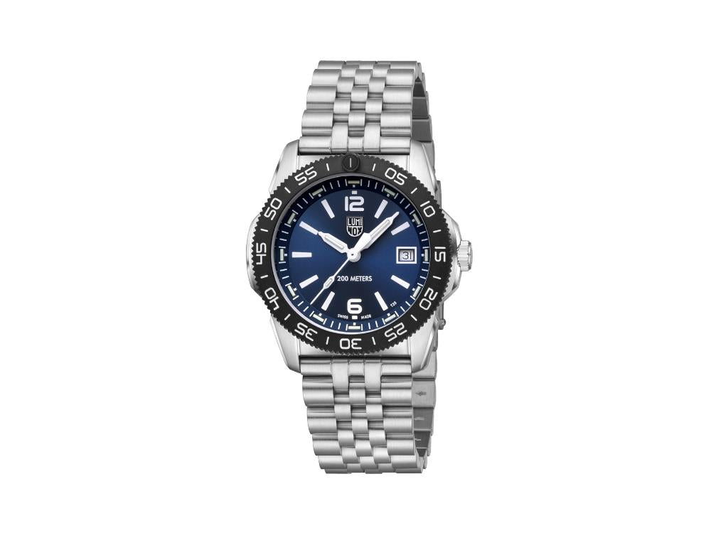 Reloj de Cuarzo Luminox Sea Pacific Diver Ripple Collection, Azul, XS.3123M.SET