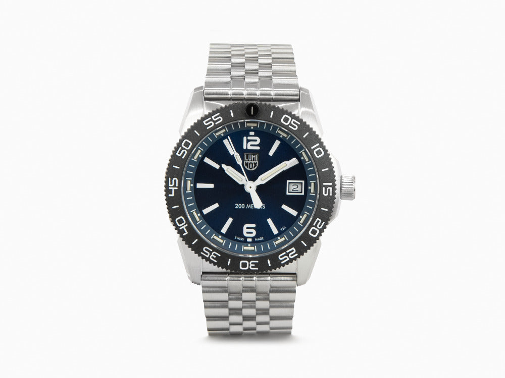 Reloj de Cuarzo Luminox Sea Pacific Diver Ripple Collection, Azul, XS.3123M.SET