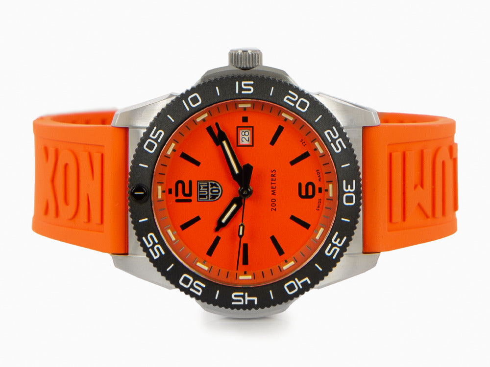 Reloj de Cuarzo Luminox Sea Pacific Diver, Naranja, 44 mm, Día, 20 atm, XS.3129