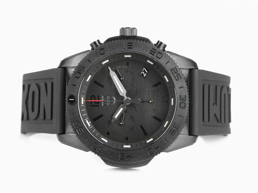 Reloj de Cuarzo Luminox Sea Pacific Diver, Negro, 44 mm, Día, 20 atm, XS.3141.BO