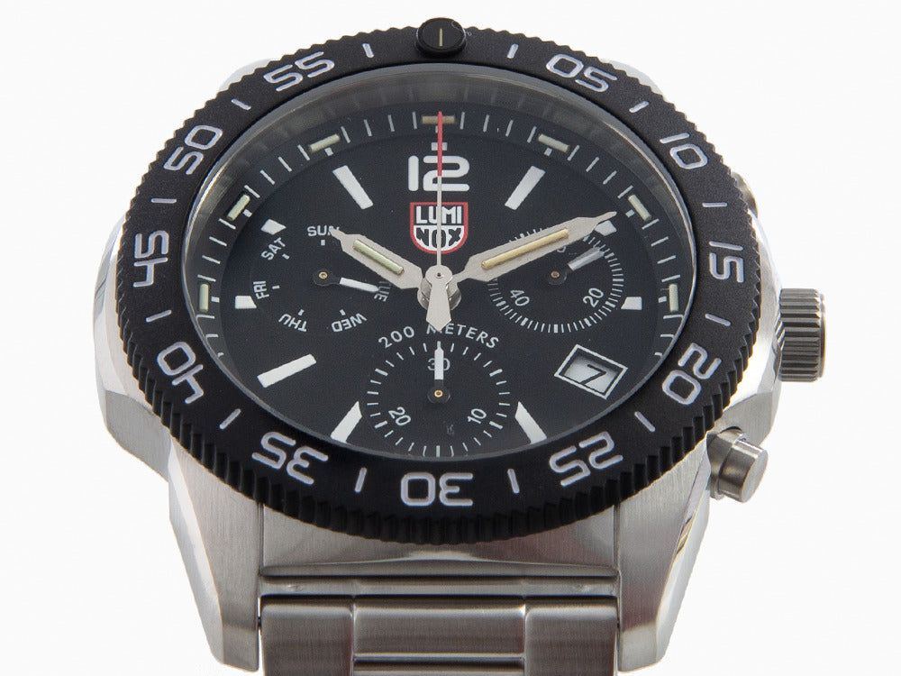 Reloj de Cuarzo Luminox Pacific Diver, CARBONOX, Negro, 44 mm, 20 atm, XS.3142
