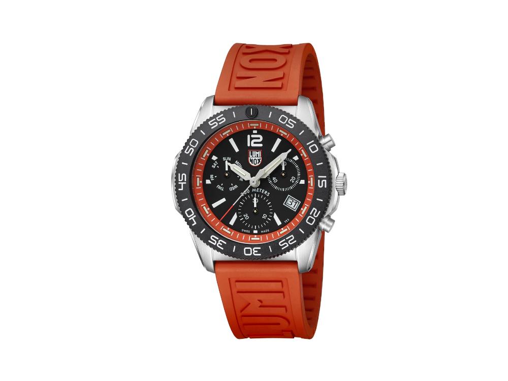 Reloj de Cuarzo Luminox Pacific Diver, CARBONOX, Negro, 44 mm, 20 atm, XS.3149