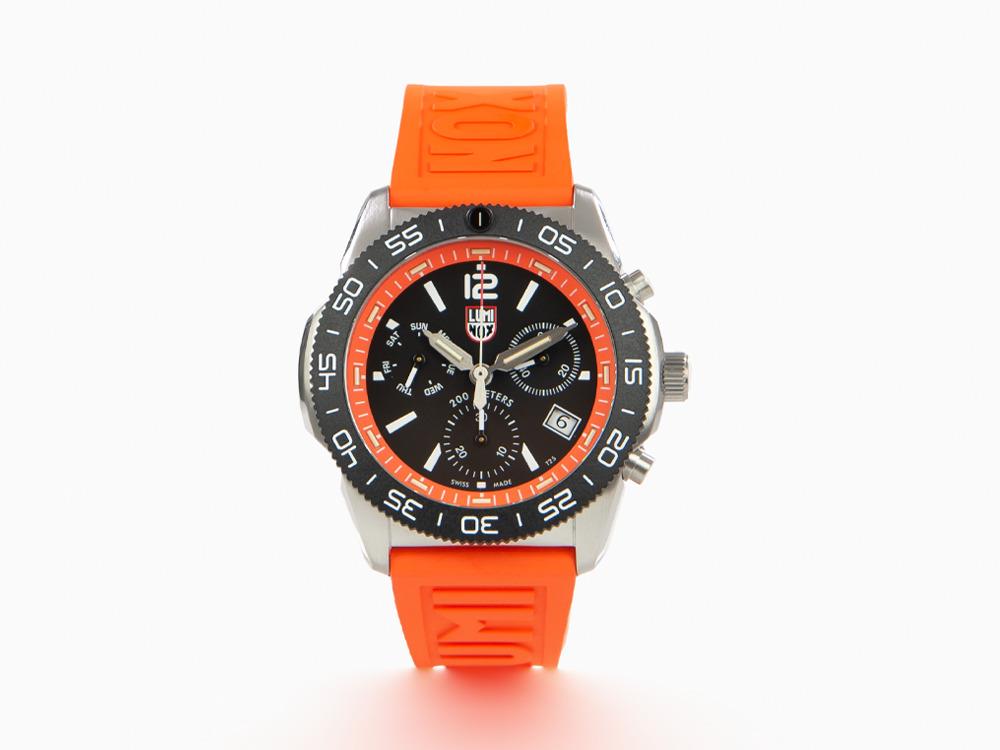 Reloj de Cuarzo Luminox Pacific Diver, CARBONOX, Negro, 44 mm, 20 atm, XS.3149