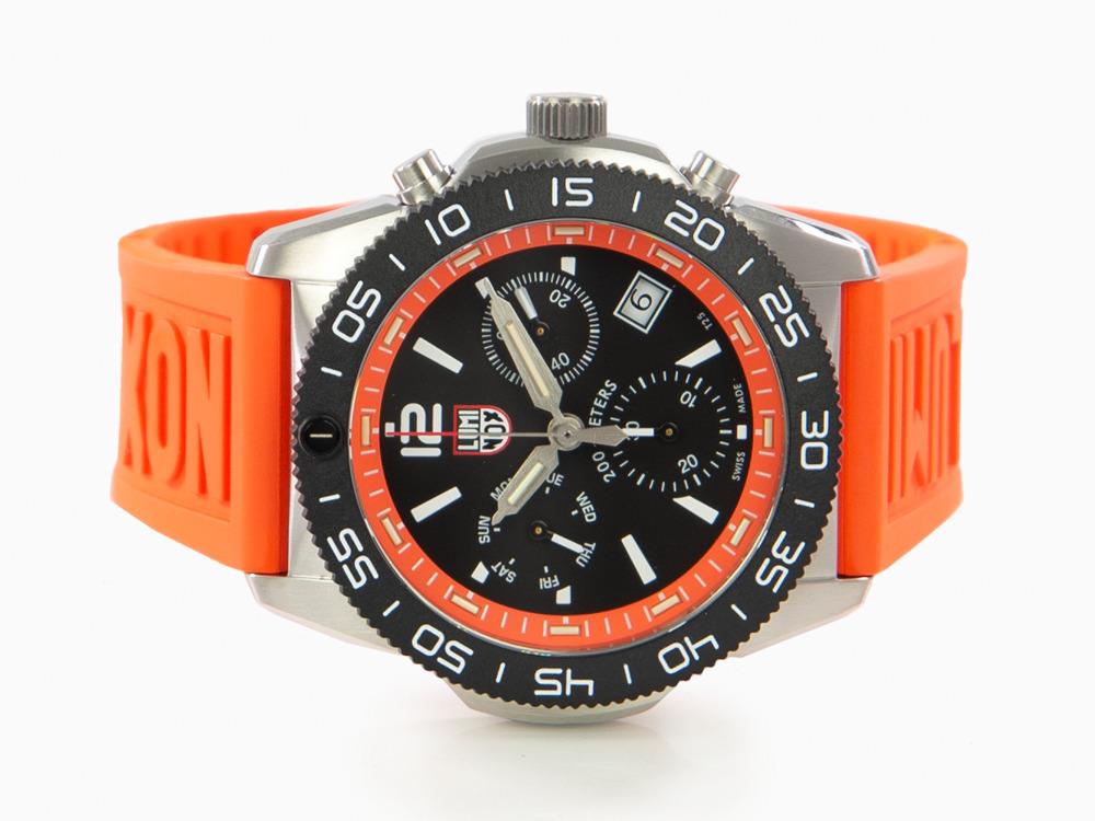Reloj de Cuarzo Luminox Pacific Diver, CARBONOX, Negro, 44 mm, 20 atm, XS.3149