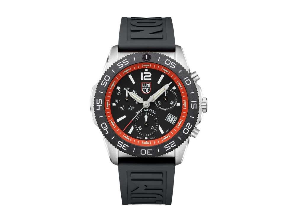 Reloj de Cuarzo Luminox Pacific Diver, CARBONOX, Negro, 44 mm, 20 atm, XS.3149