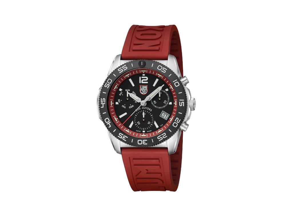 Reloj de Cuarzo Luminox Pacific Diver, CARBONOX, Negro, 44 mm, 20 atm, XS.3155