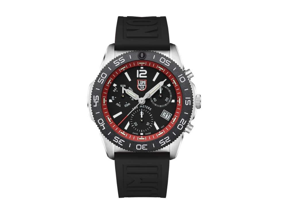 Reloj de Cuarzo Luminox Pacific Diver, CARBONOX, Negro, 44 mm, 20 atm, XS.3155