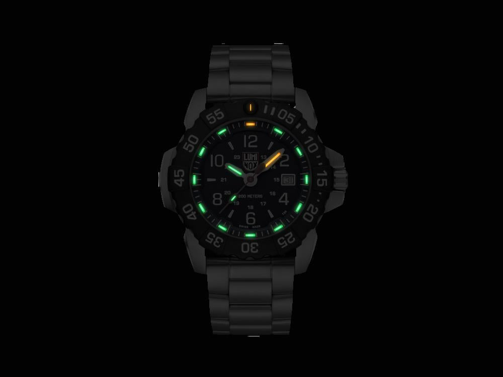 Reloj de Cuarzo Luminox Navy Seal Steel 3250 Time Date Series, Azul, XS.3254.CB