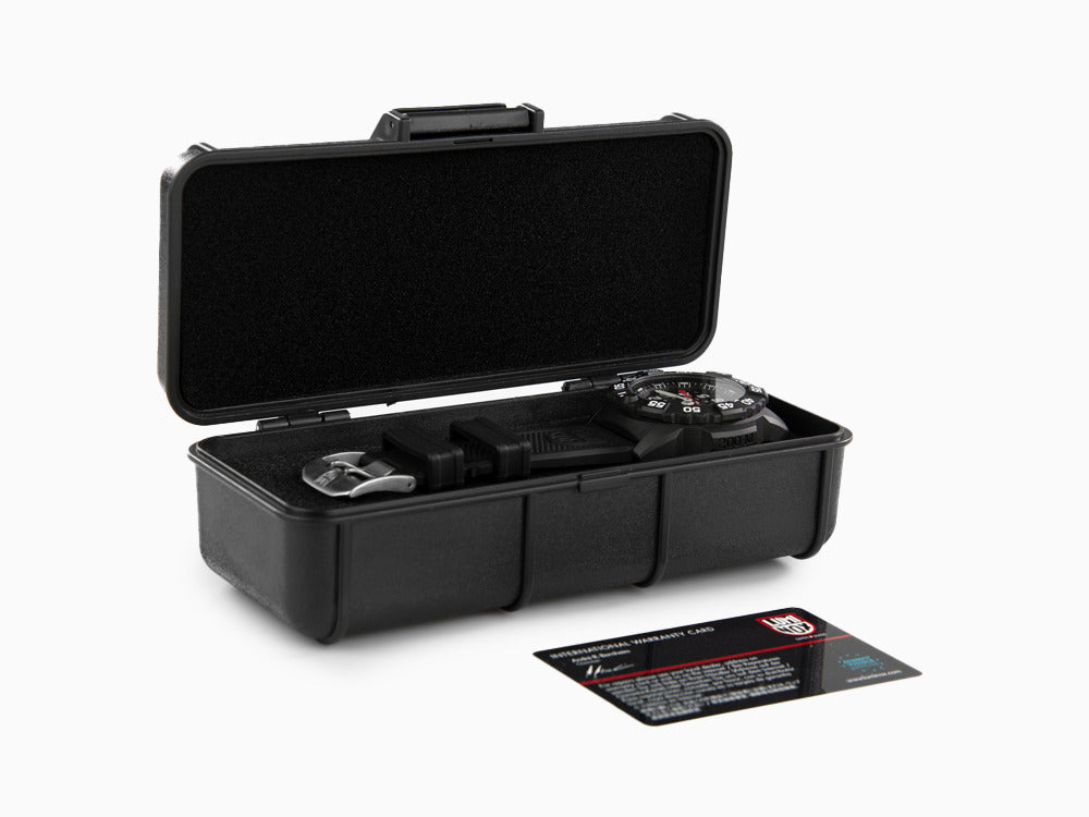 Reloj de cuarzo Luminox Sea Navy Seal 3502, Carbono, 45mm, 20 atm, Poliuretano