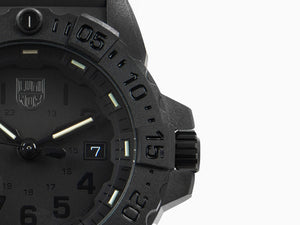 Reloj de cuarzo Luminox Sea Navy Seal 3501.BO, Negro, Carbono, 45mm, 20 atm