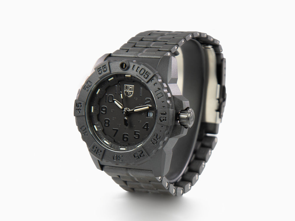 Reloj de cuarzo Luminox Sea Navy Seal 3502.BO, Negro, Carbono, 45mm, 20 atm