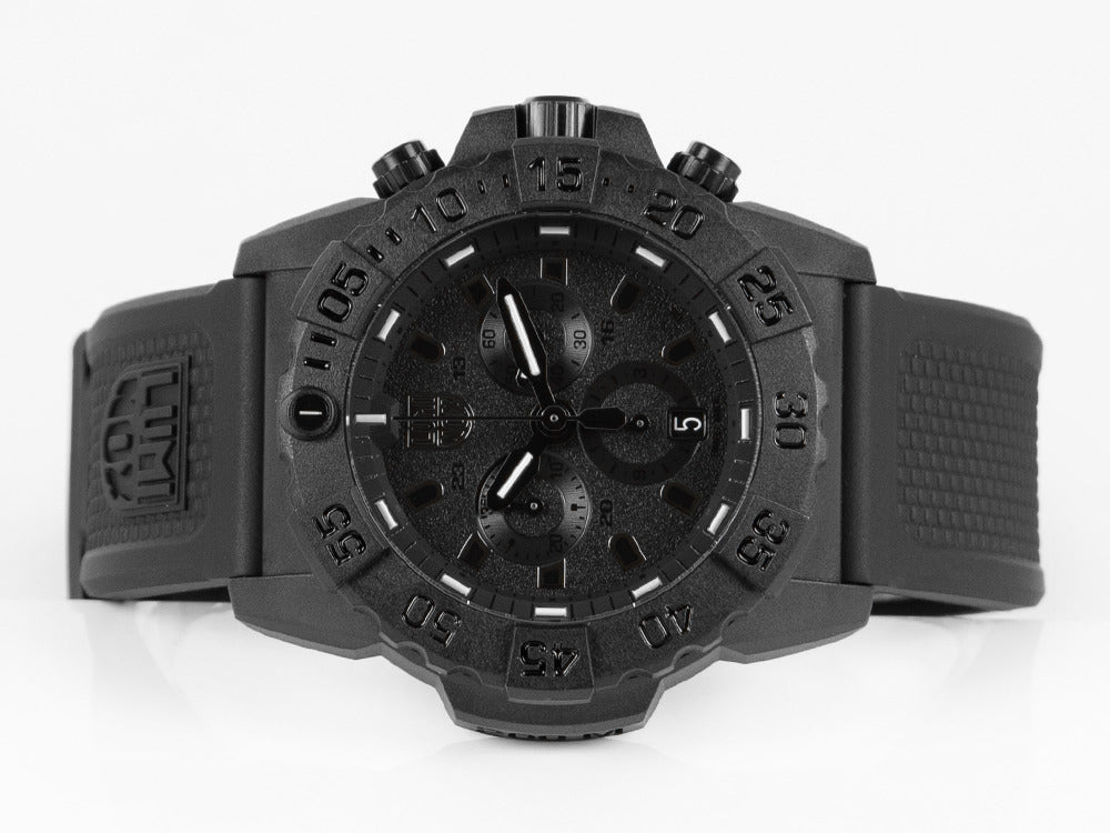 Reloj de Cuarzo Luminox Sea Navy Seal Chronograph 3580 Serie, Negro, XS.3581.BO
