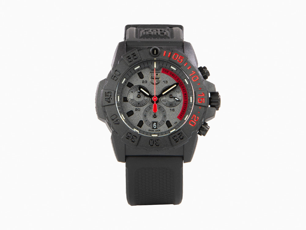 Reloj de Cuarzo Luminox Sea Navy Seal Chronograph 3580 Series, Negro, XS.3581.EY