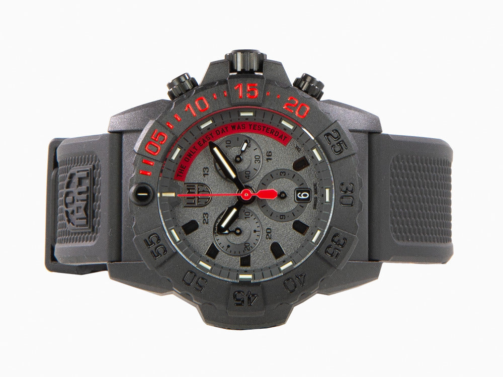 Reloj de Cuarzo Luminox Sea Navy Seal Chronograph 3580 Series, Negro, XS.3581.EY