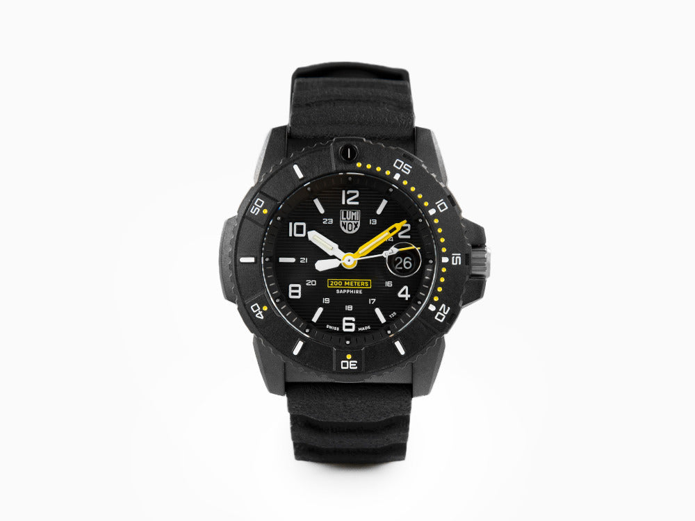 Reloj de Cuarzo Luminox Navy Seal 3600 Series, Negro, 45 mm, 20 atm, XS.3601