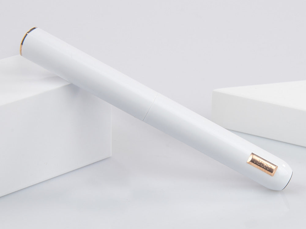 Pluma Estilográfica Lamy Dialog CC, Laca, Blanco, Oro Rosa, 1234405