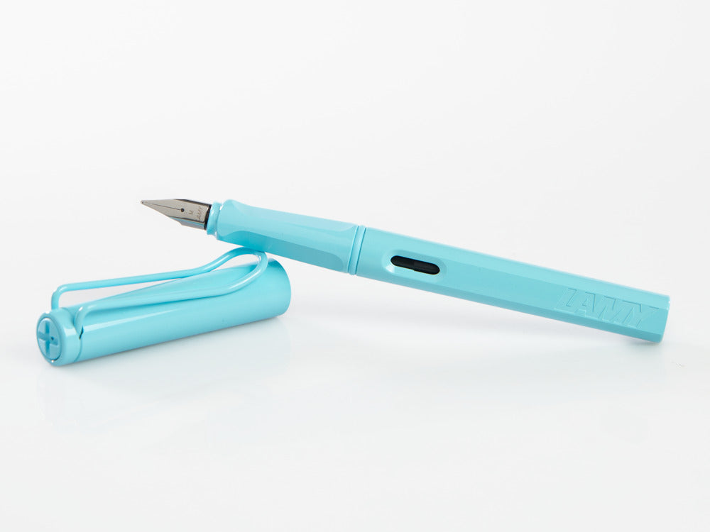 Pluma Estilográfica Lamy Safari Aquasky, Edición especial, Azul, 1237199