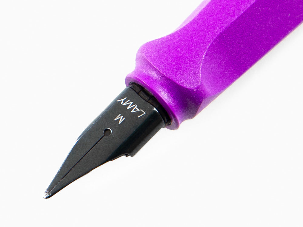Pluma Estilográfica Lamy Safari Violet Blackberry, Resina Negra, 1238385