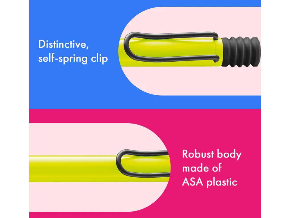 Bolígrafo Lamy Safari Neon Yellow, Edición especial, 1241856