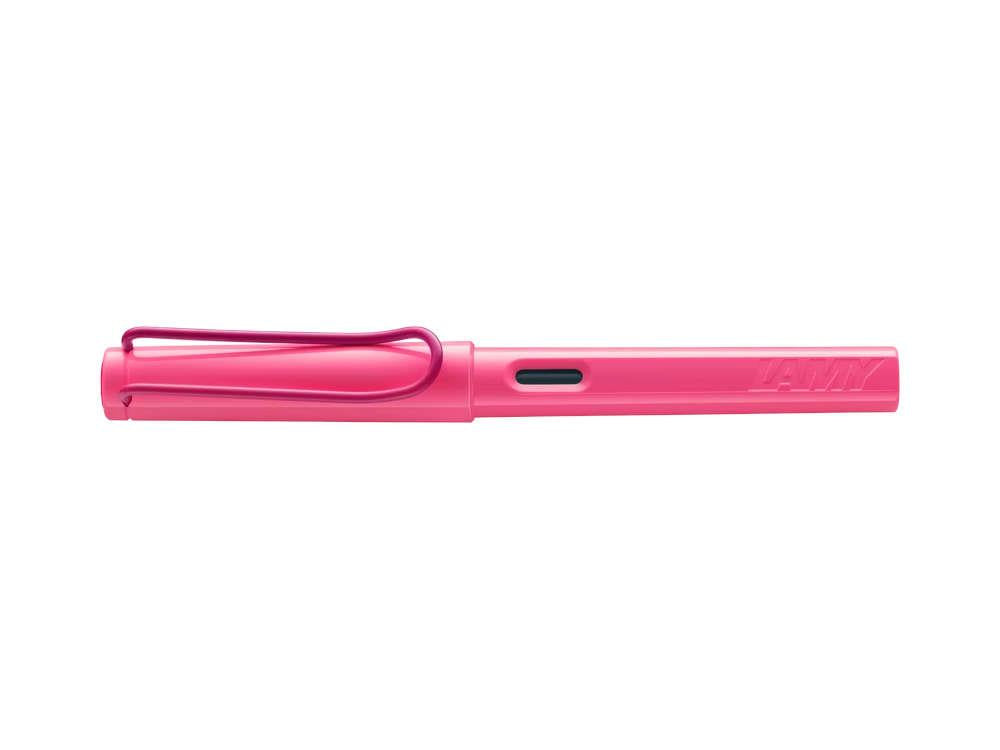 Pluma Estilográfica Lamy Safari Neon Pink, Edición Especial, 1241892