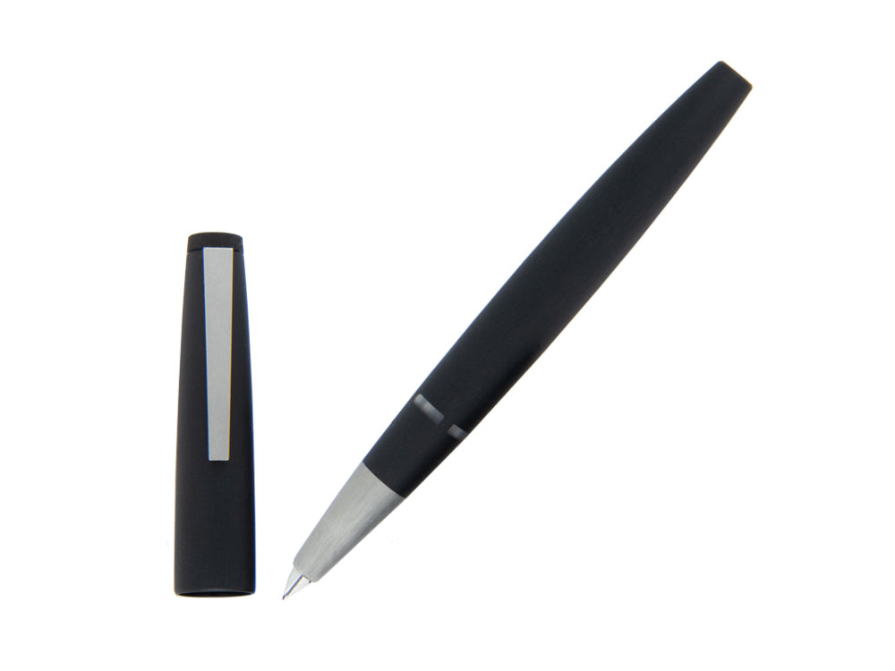 Pluma Estilográfica Lamy 2000, Makrolon, Cepillado mate, Negro, 1201351