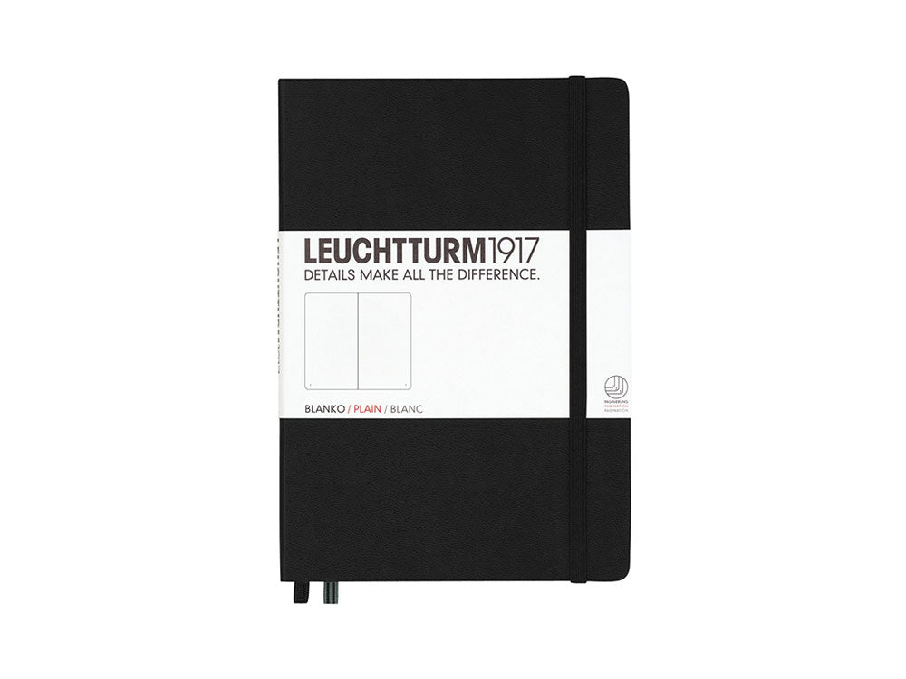 Libreta de notas Leuchtturm1917 Tapa dura, A5, Liso, Negro, 249 páginas, 311333
