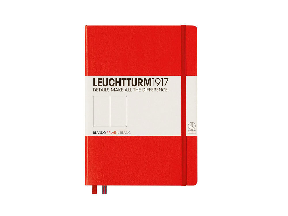 Libreta de notas Leuchtturm1917 Tapa dura, A5, Liso, Rojo, 249 páginas, 309141