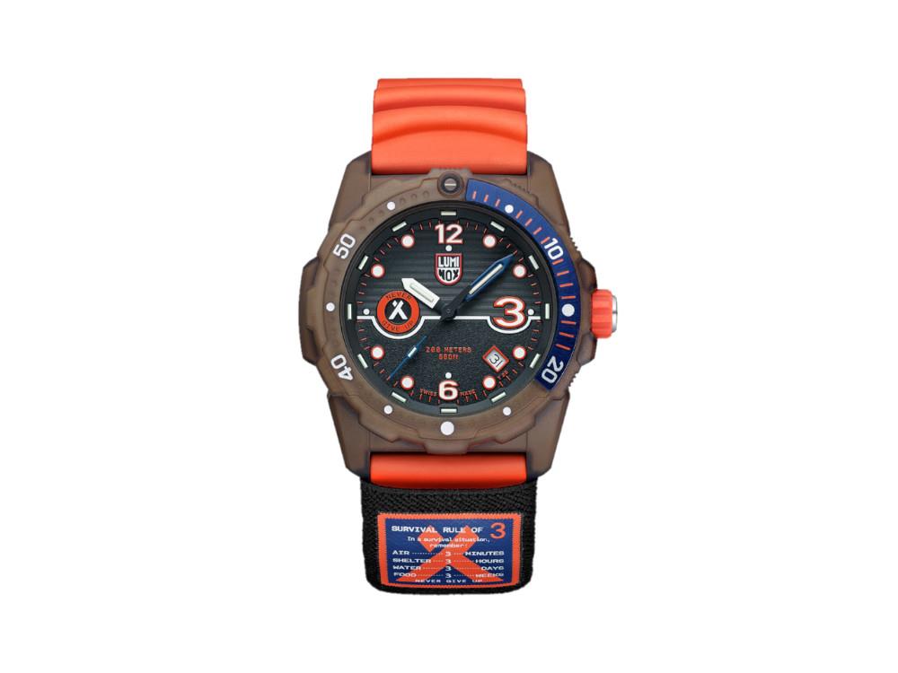 Reloj de Cuarzo Luminox Bear Grylls Survival 3720 Series, 42 mm, LX.3729.ECO