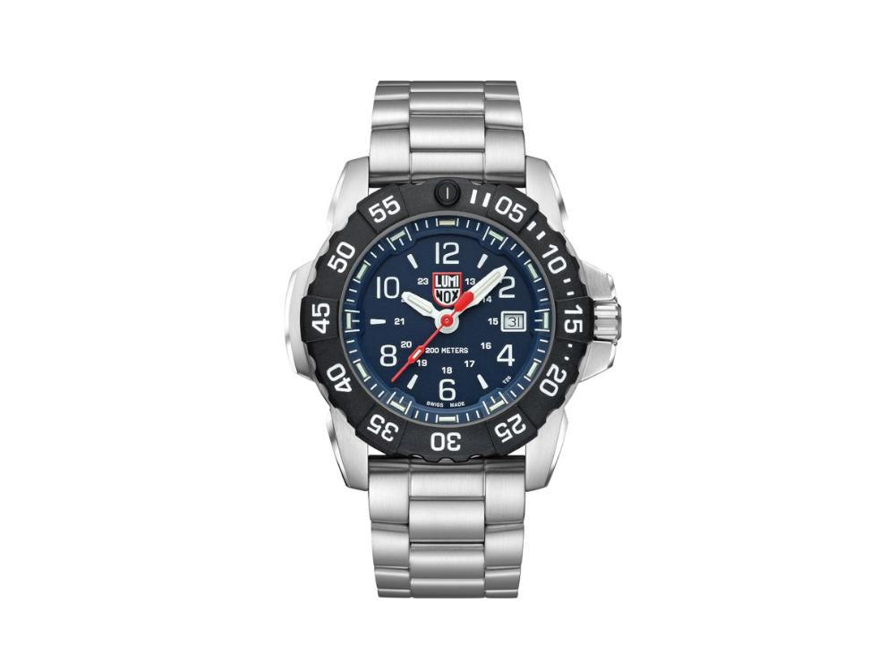 Reloj de Cuarzo Luminox Navy Seal Steel 3250 Time Date Series, Azul, XS.3254.CB