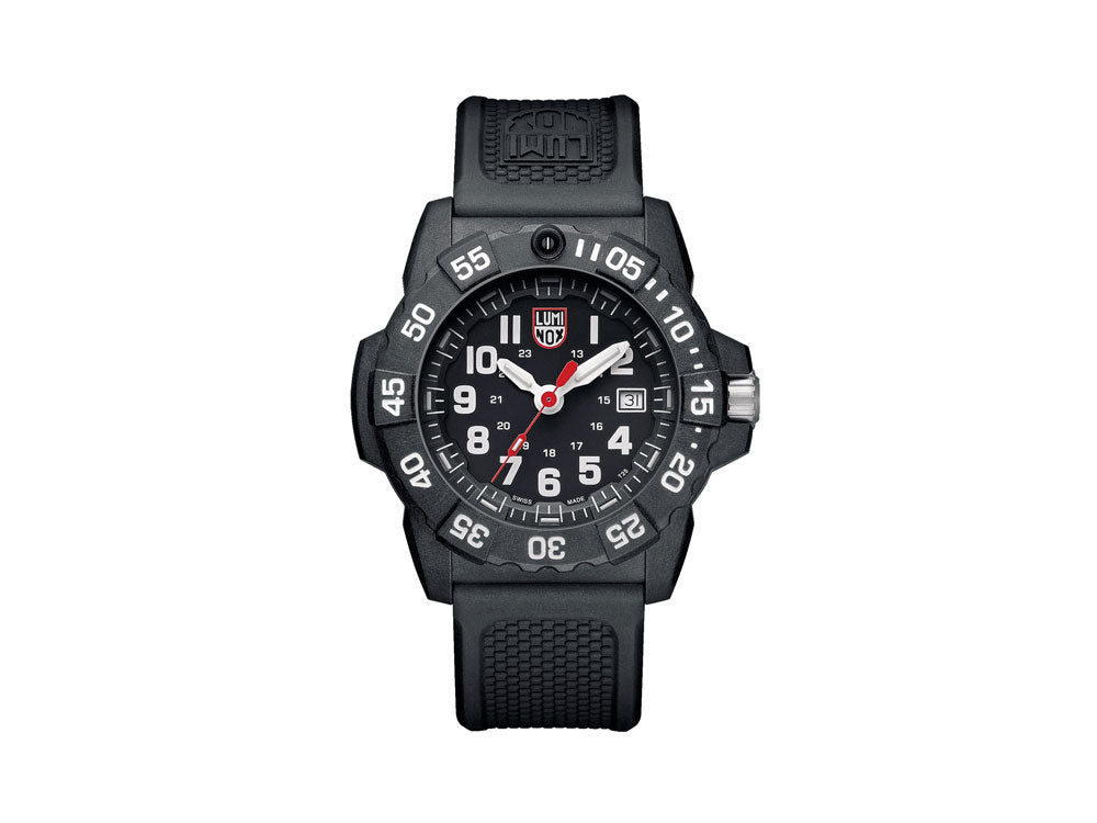 Reloj de cuarzo Luminox Sea Navy Seal 3502, Carbono, 45mm, 20 atm, Poliuretano