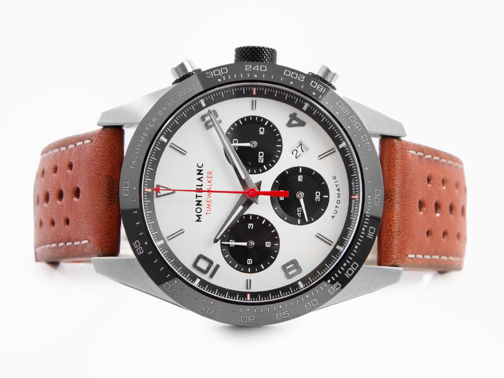 Reloj Automático Montblanc TimeWalker, MB 25.10, 43 mm, Blanco, 118488