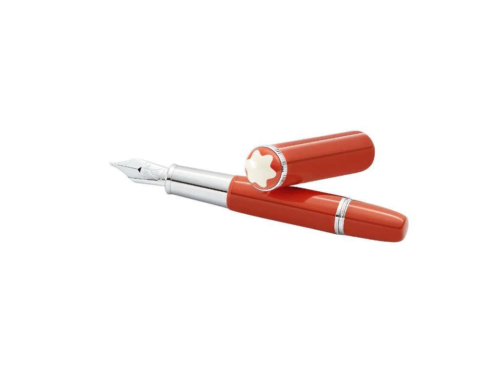 Pluma Estilográfica Montblanc Heritage Rouge et Noir Baby Coral, 127856