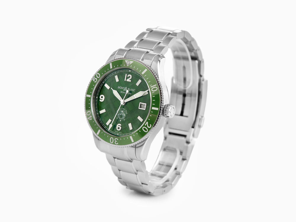 Reloj Automático Montblanc 1858 Iced Sea, Cerámica, Verde, 41 mm, 129373