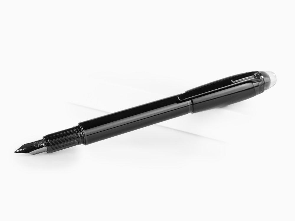Estilográfica Montblanc StarWalker Black Cosmos, Resina, PVD, 129744