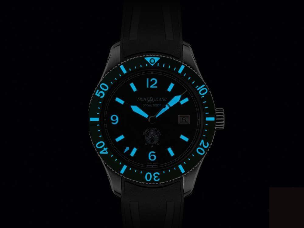 Reloj Automático Montblanc 1858 Iced Sea, Cerámica, Verde, 41 mm, 129765