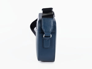 Bolso Montblanc Sartorial Zip Top, Piel, Azul, Cremallera, 130102