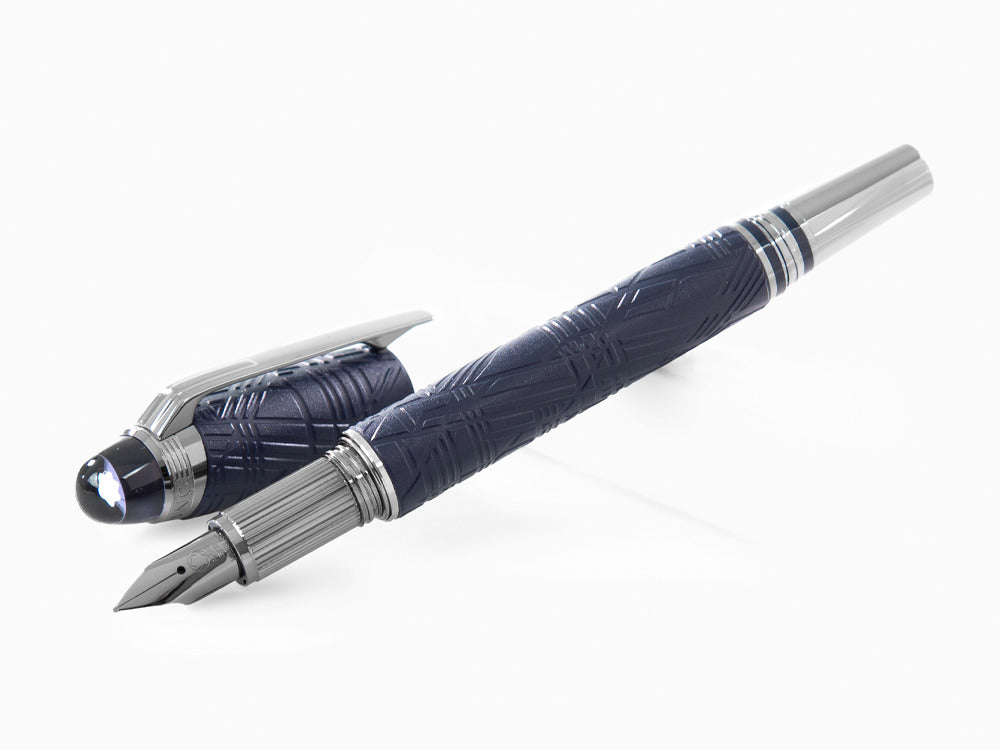 Pluma Estilográfica Montblanc StarWalker SpaceBlue Resin, 130211
