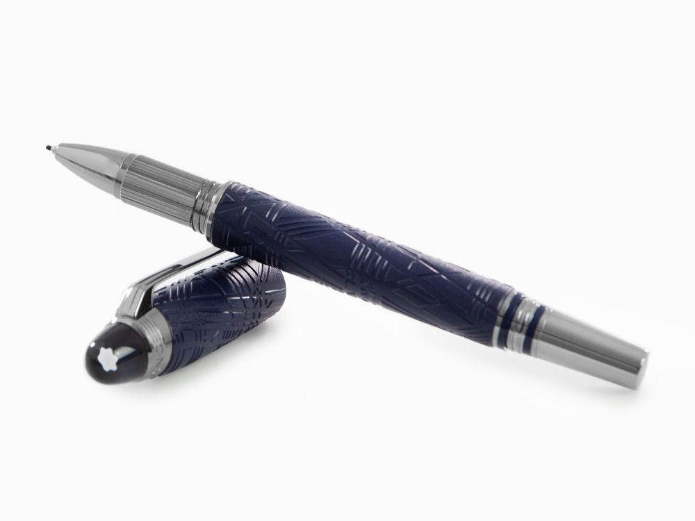 Fineliner Montblanc StarWalker SpaceBlue Resina, Azul, Adornos rutenio, 130212
