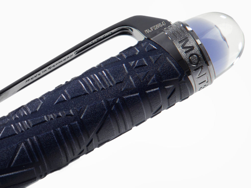 Bolígrafo Montblanc StarWalker SpaceBlue Resina, Azul, Adornos rutenio, 130213