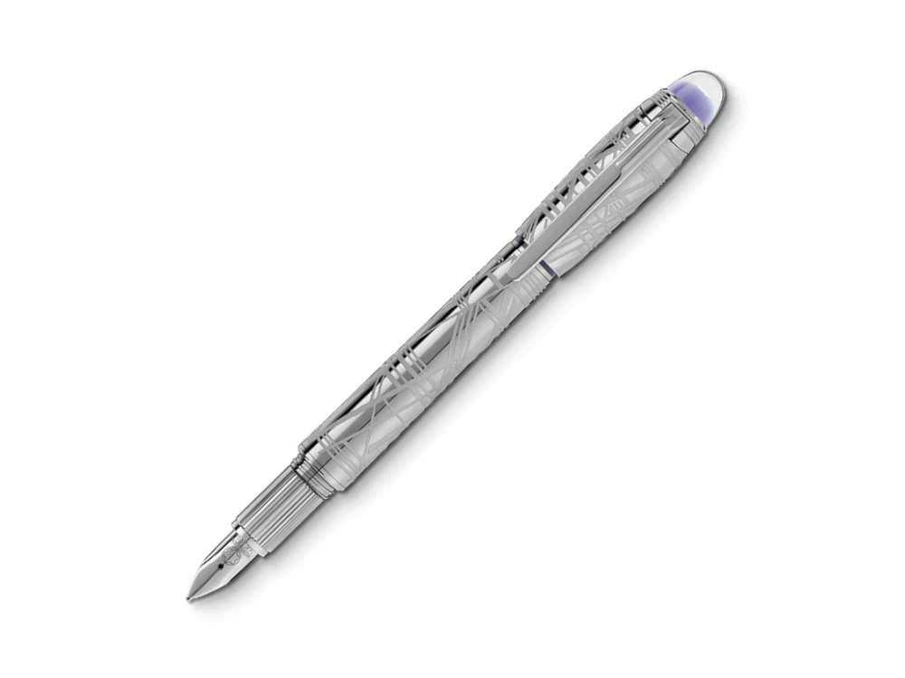 Pluma Montblanc StarWalker SpaceBlue Metal, Rutenio, 130219