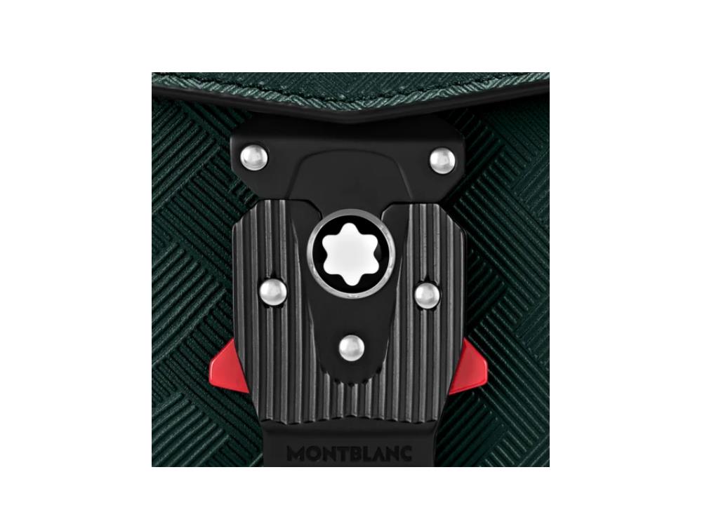 Bolso Envelope Montblanc Extreme 3.0, Piel, Tejido Suave, Verde, Solapa, 130615