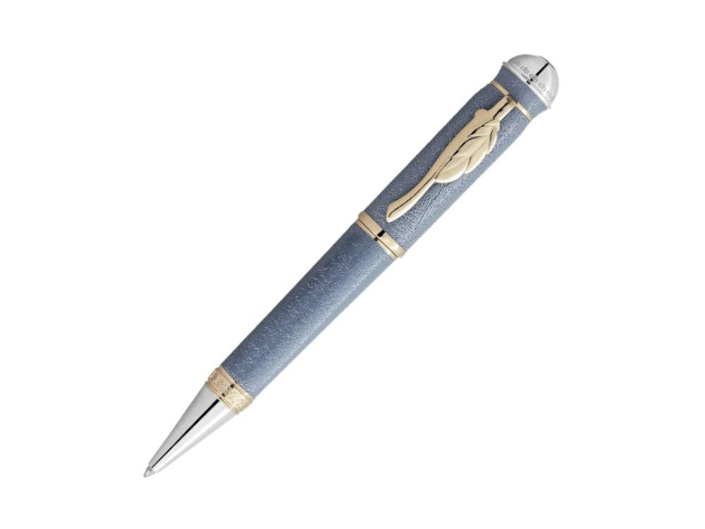 Bolígrafo Montblanc Writers Edition Goethe, Resina preciosa, Azul, 131440
