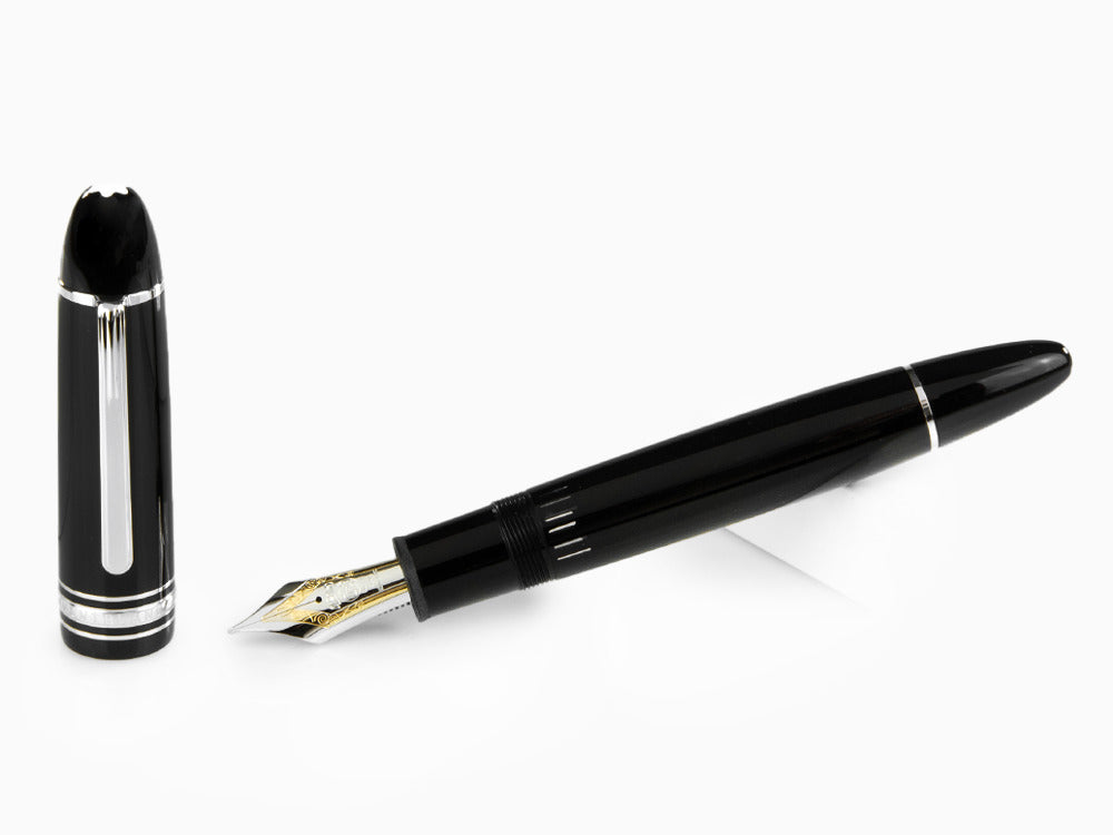 Pluma Estilográfica Montblanc Meisterstück 149 Platinum, Negro, 132105
