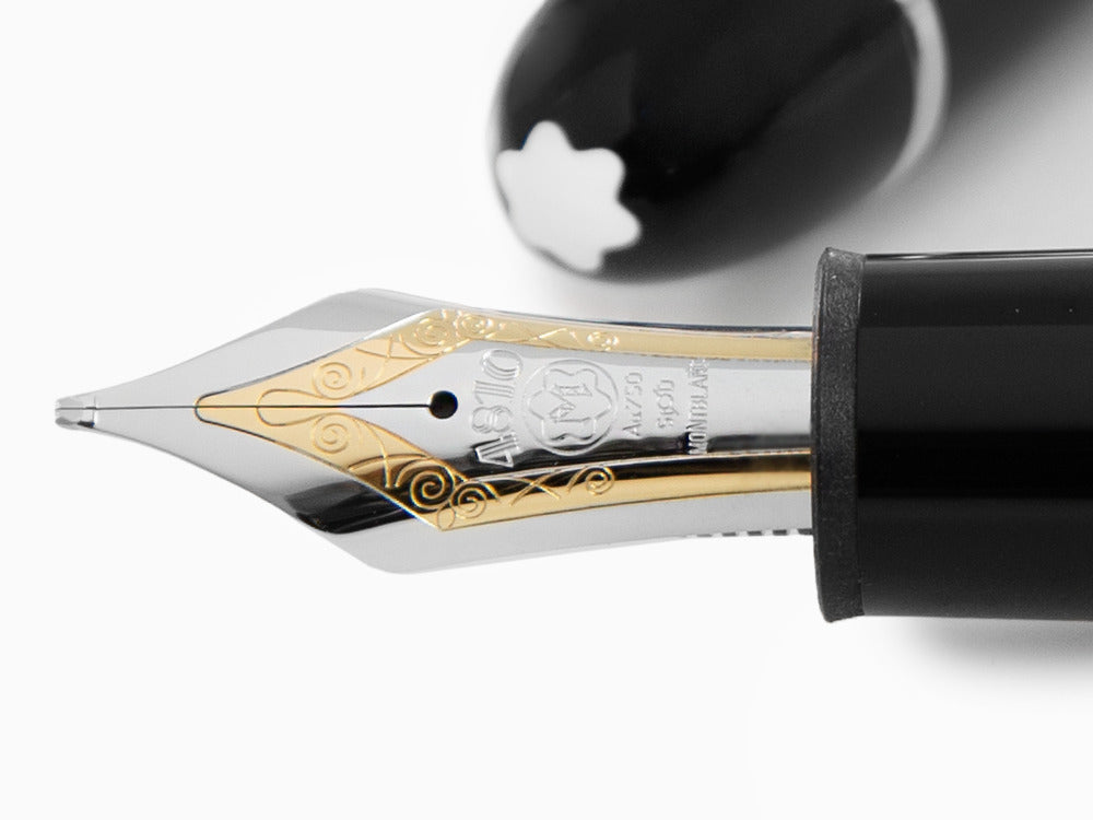 Pluma Estilográfica Montblanc Meisterstück 149 Platinum, Negro, 132105