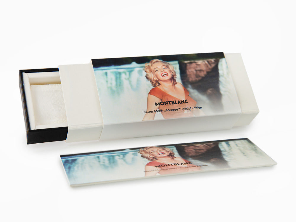 Pluma Montblanc Muses Edition Marilyn Monroe, Resina preciosa,132116