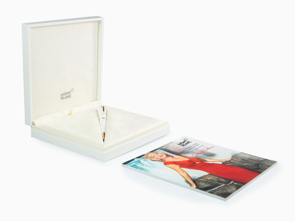 Bolígrafo Montblanc Muses Edition Marilyn Monroe Pearl, PVD Oro rosa, 132122
