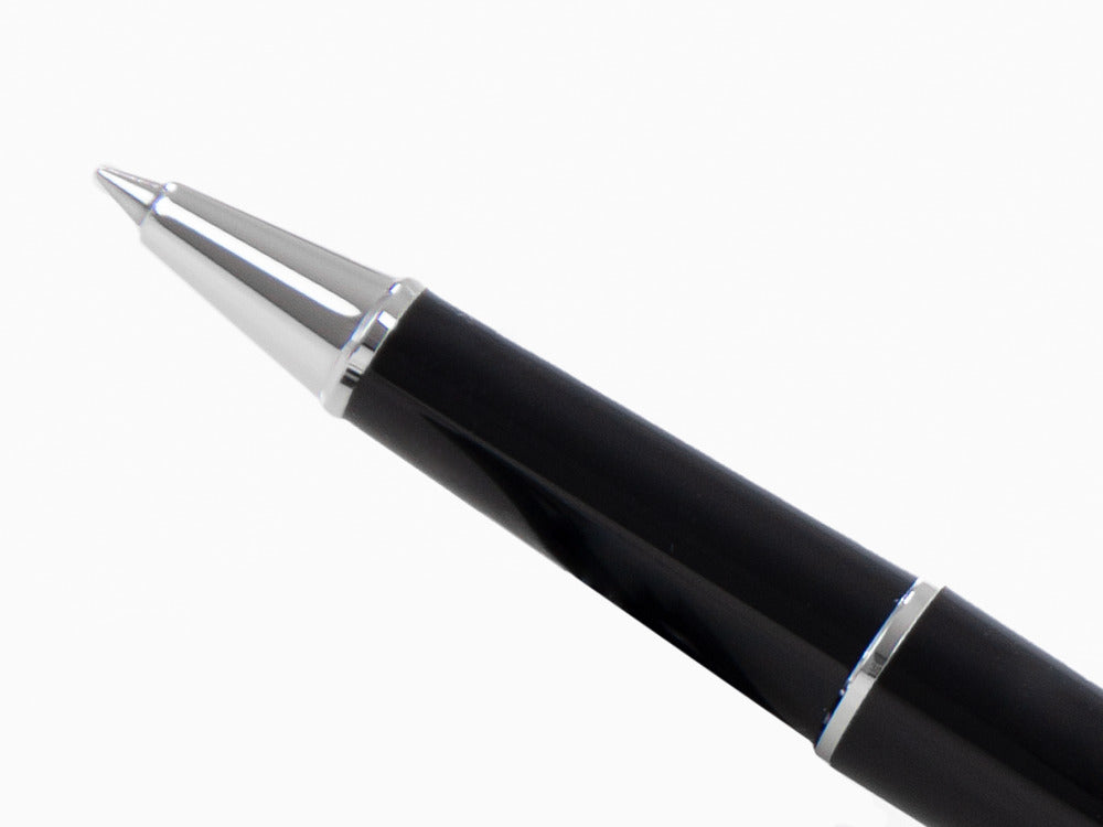 Roller Montblanc Meisterstück, Resina preciosa, Adornos en platino, 132445