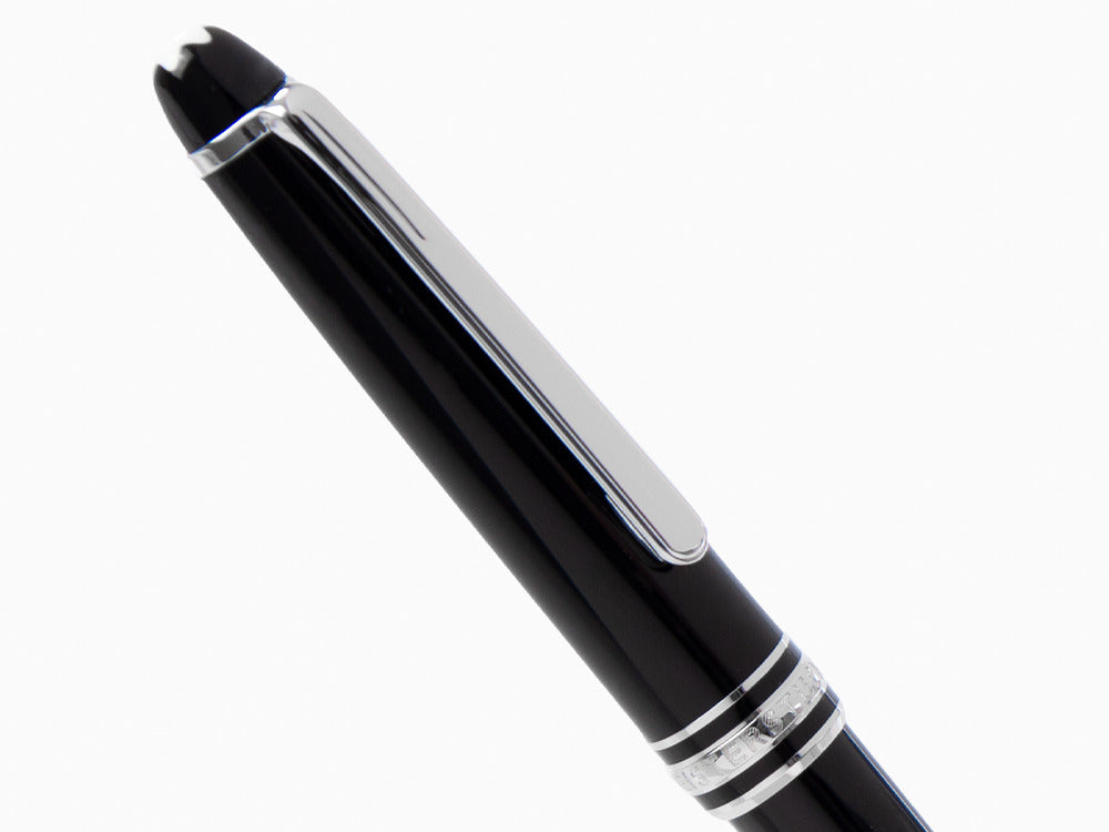 Roller Montblanc Meisterstück, Resina preciosa, Adornos en platino, 132445