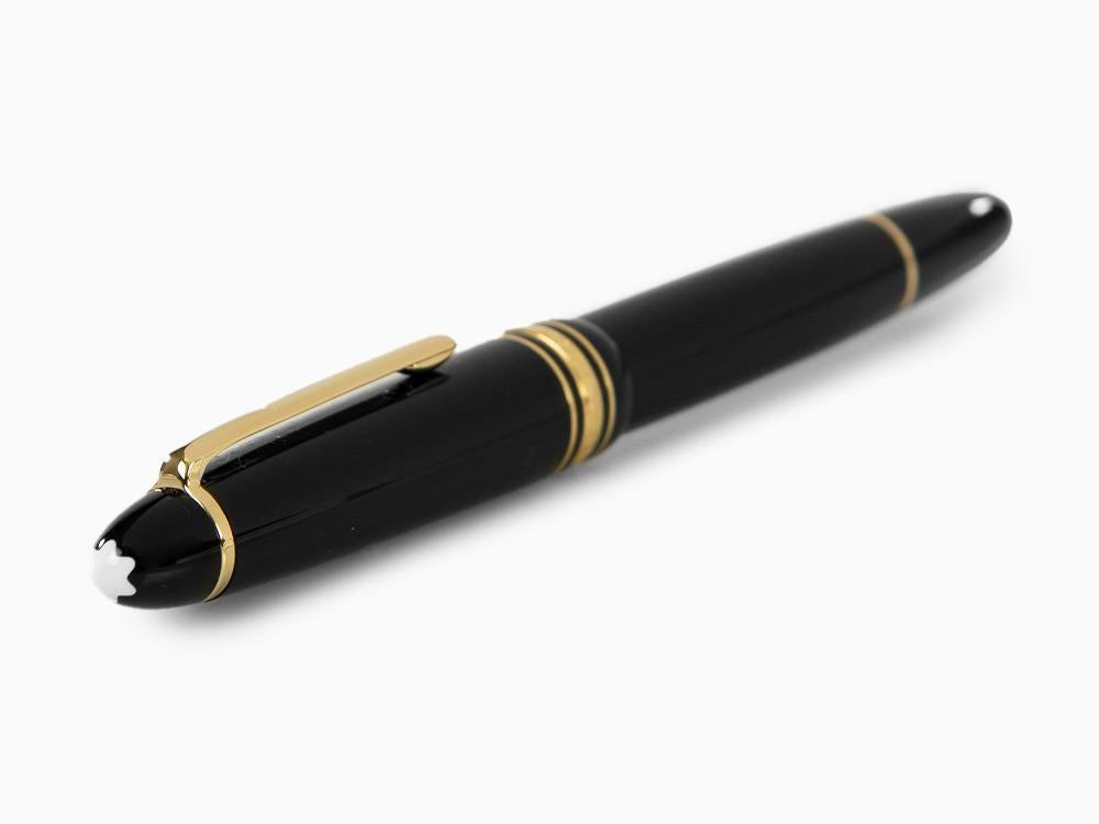 Roller Montblanc Meisterstück LeGrand, Adornos en oro, Negro, 132454